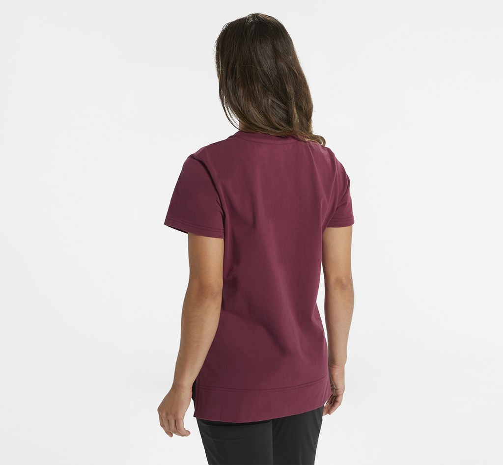 Hoka One One Brand - Women's T-Shirts - Burgundy - UK 783BUMQHF